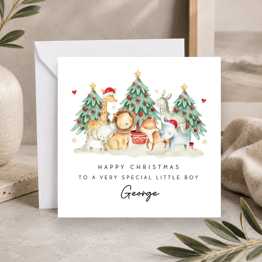 Safari Christmas Card