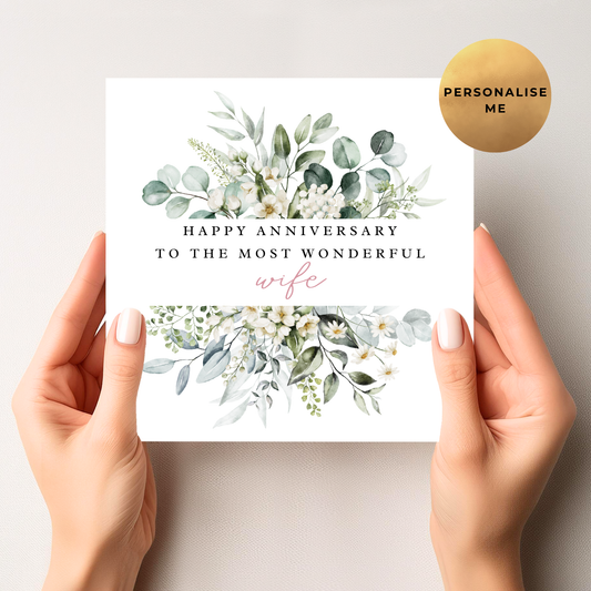 Anniversary Card For Wife