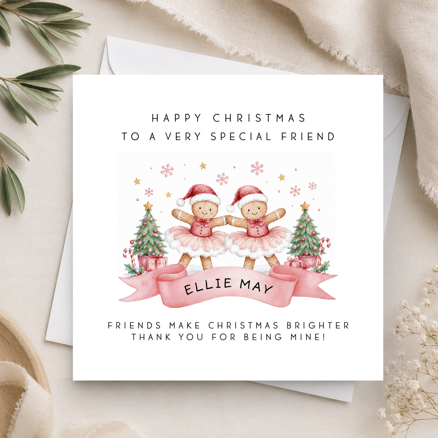 Gingerbread Christmas Card