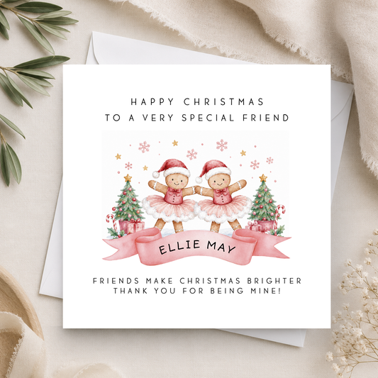 Gingerbread Christmas Card