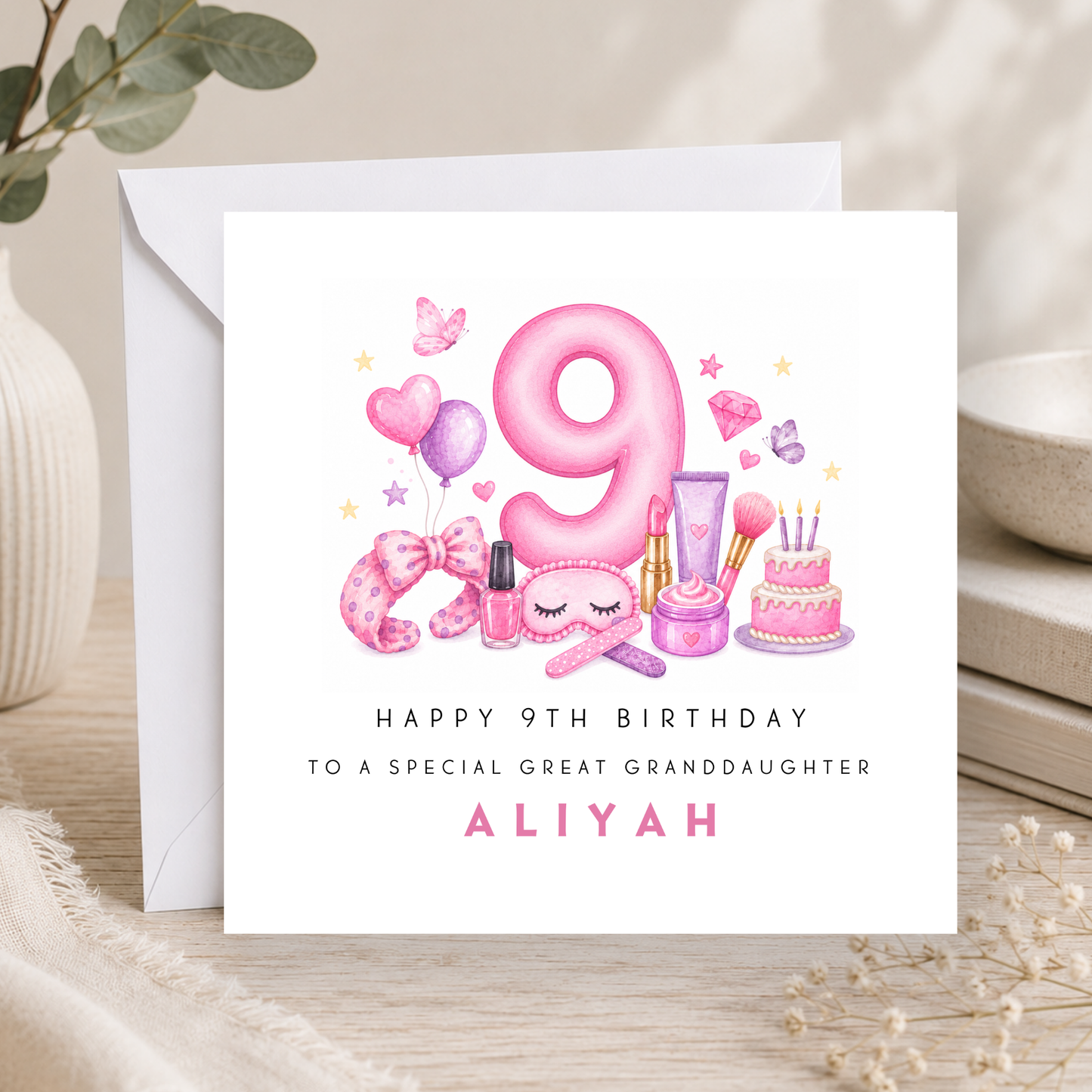 9th Birthday Card