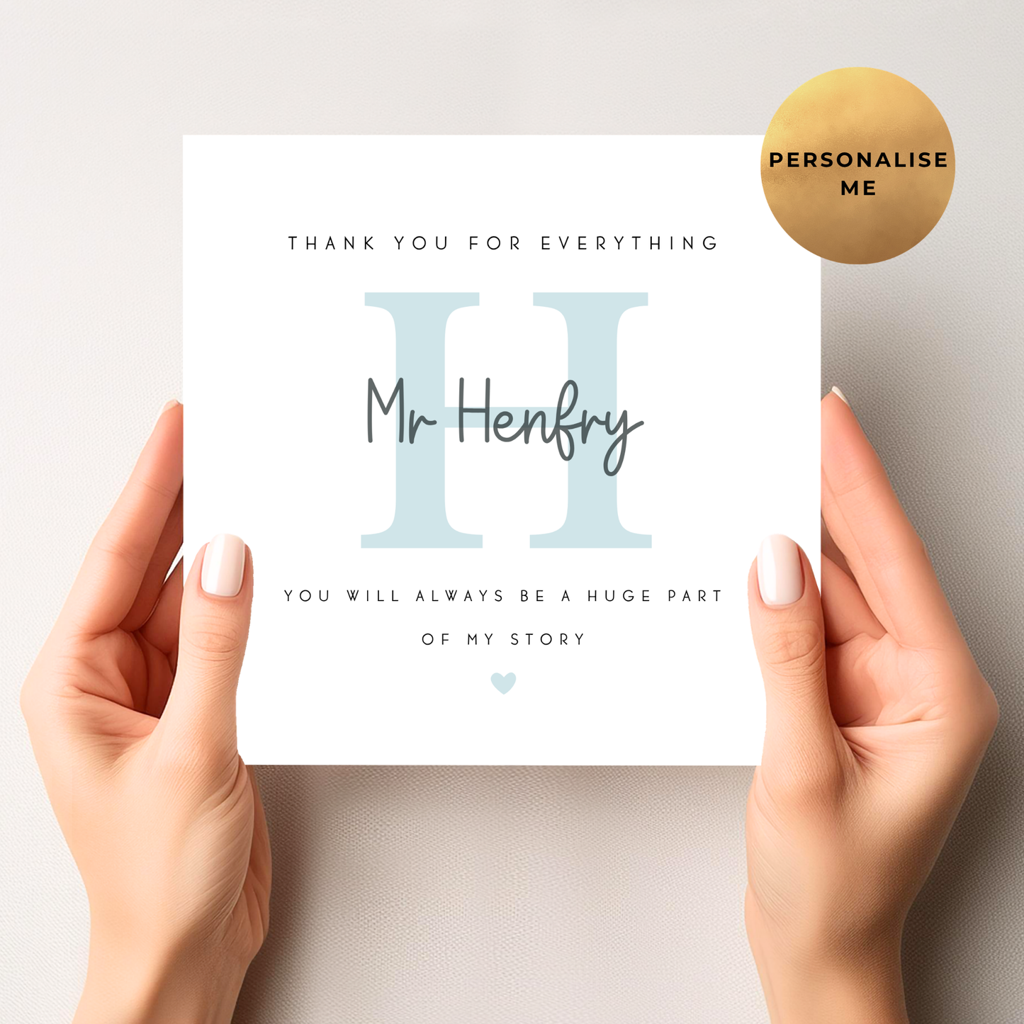 Thank You Card