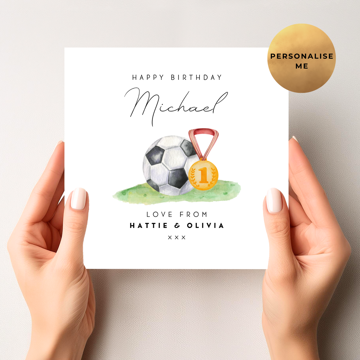 Football Birthday Card
