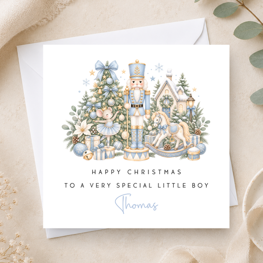 Christmas Card For Little Boy
