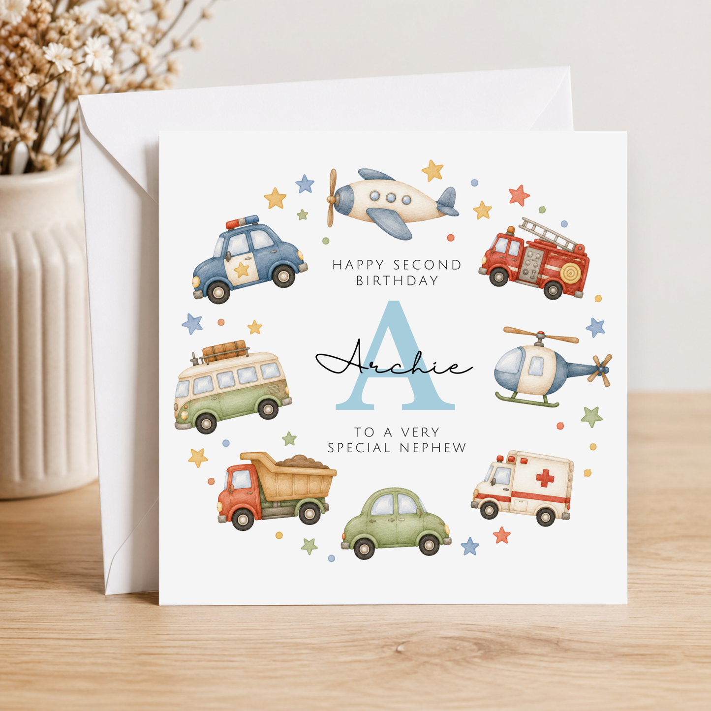 Vehicle Birthday Card