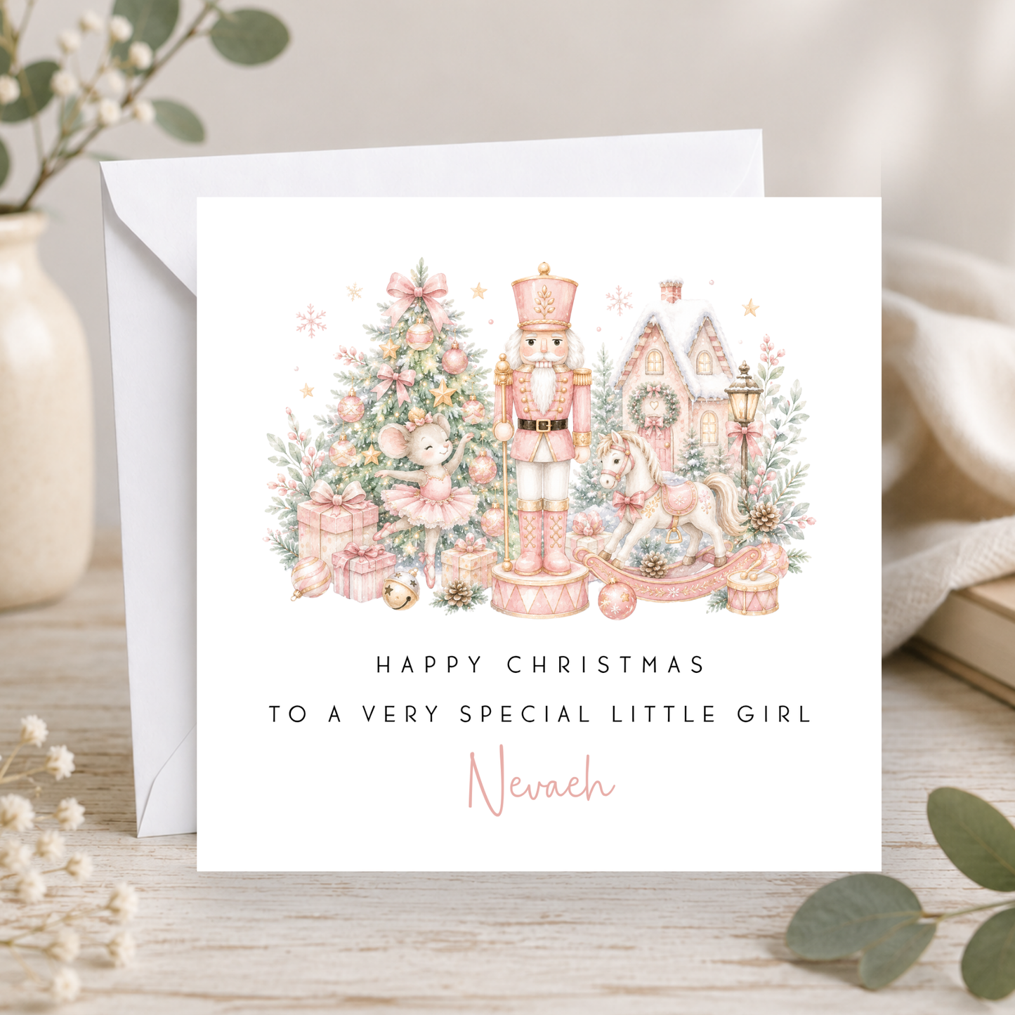 Christmas Card For Little Girl