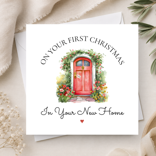 First Christmas in New Home Card