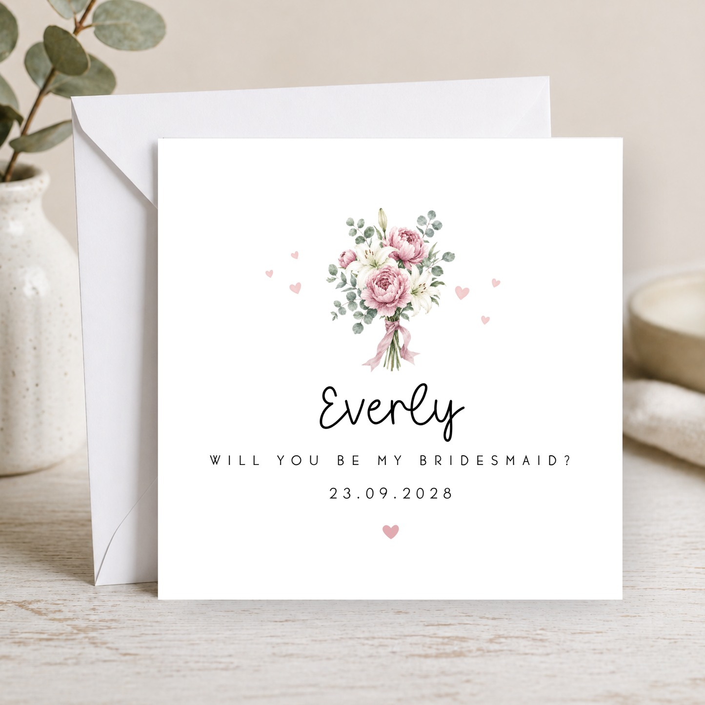Will You Be My Bridesmaid Card