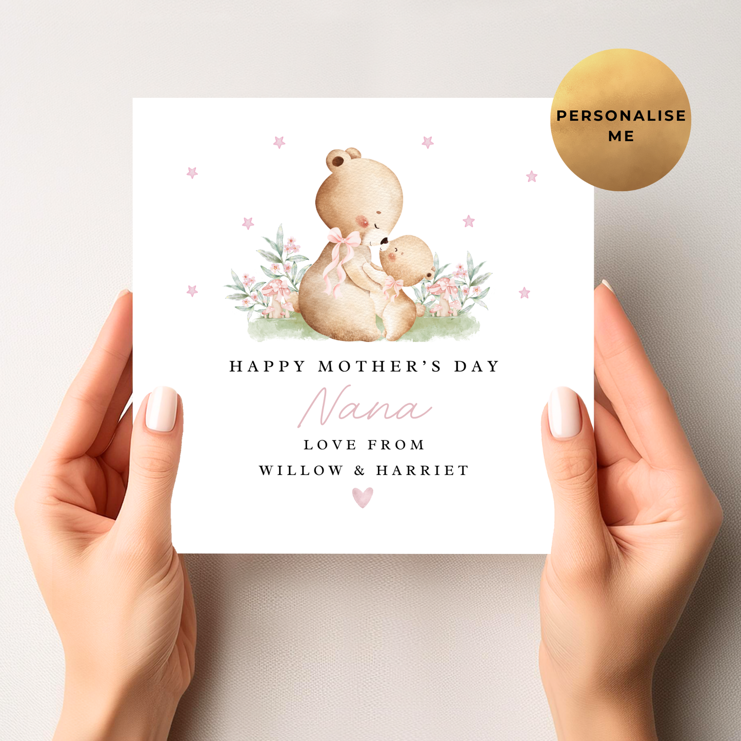 Cute Bear Mother's Day Card