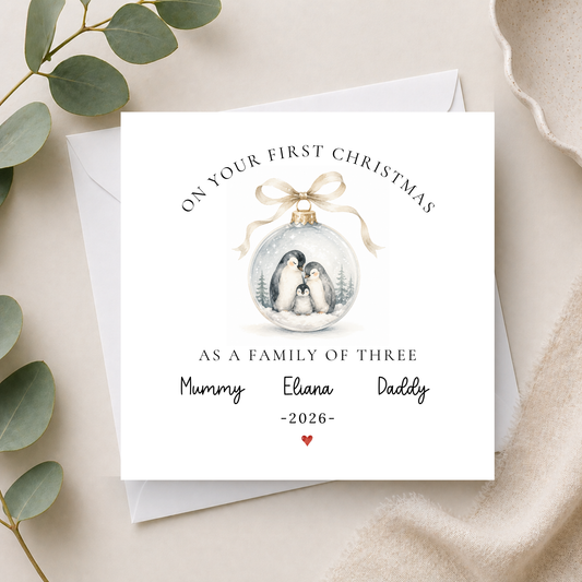 Christmas Card For New Parents