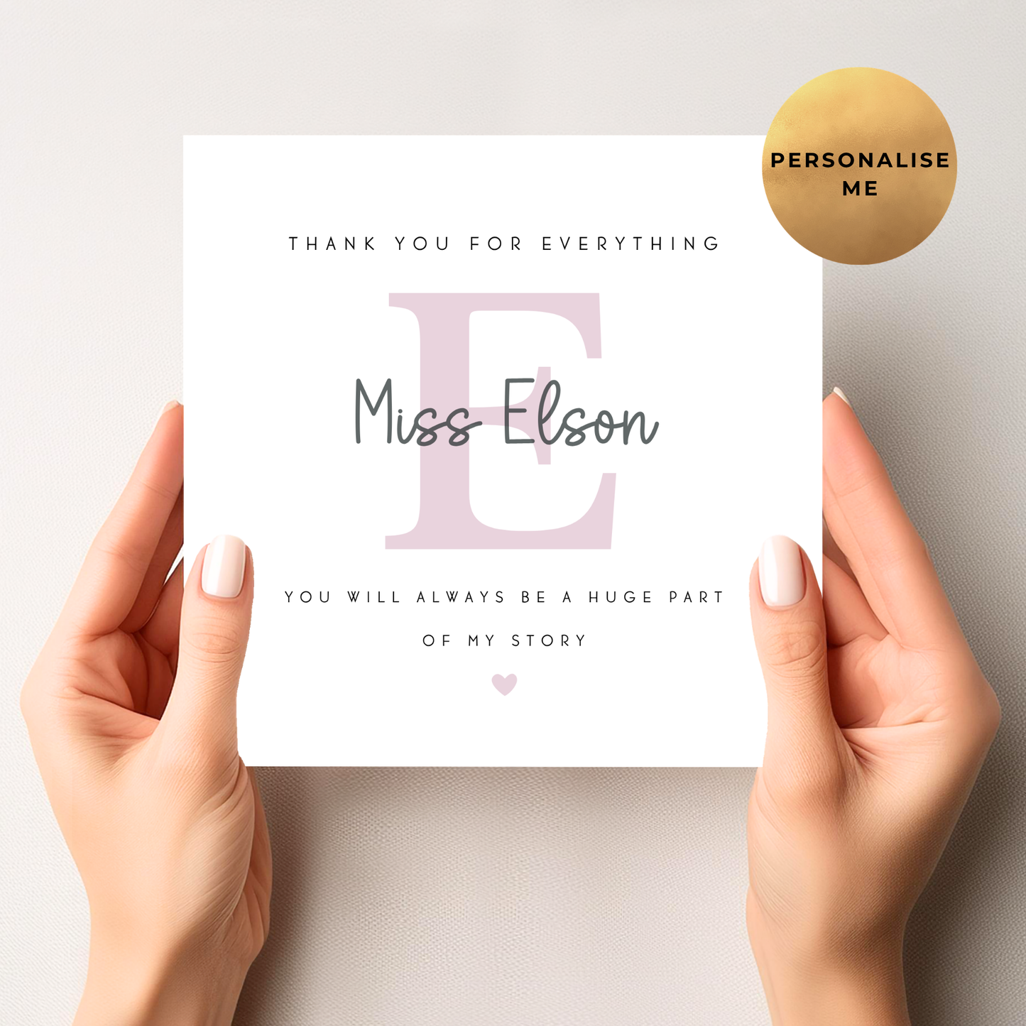 Thank You Card