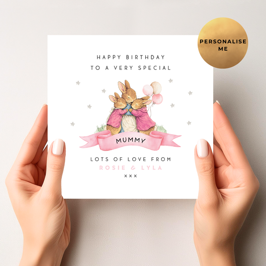 Peter Rabbit Birthday Card
