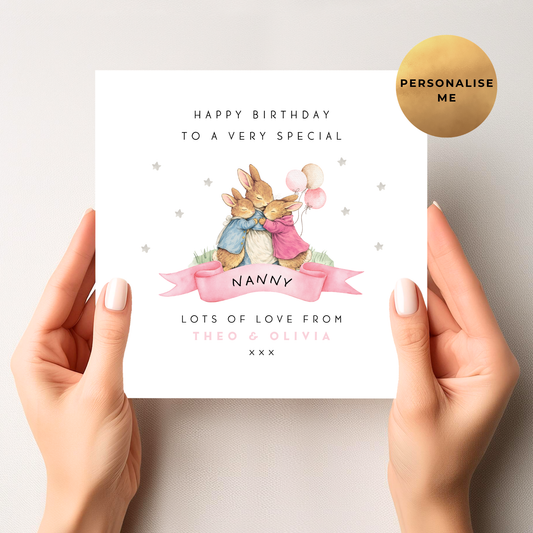 Peter Rabbit Birthday Card