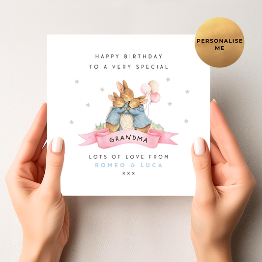 Peter Rabbit Birthday Card