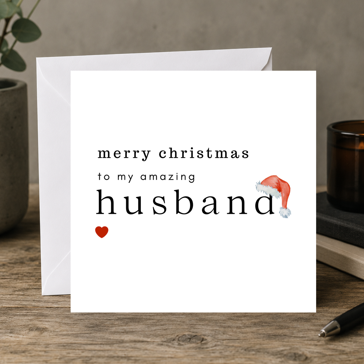 Christmas Card for Husband