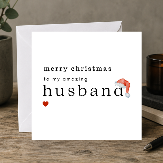 Christmas Card for Husband