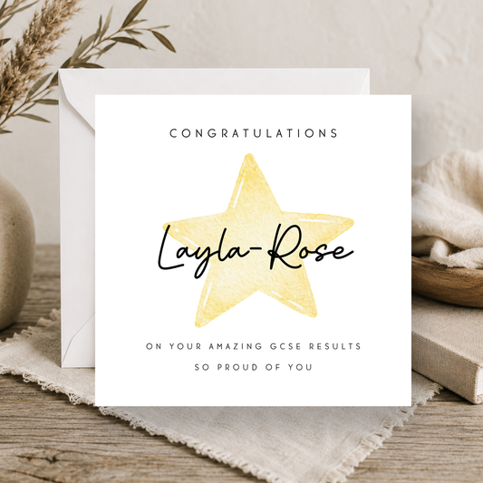 GCSEs Congratulations Card
