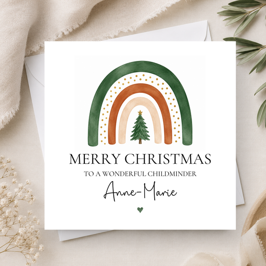 Christmas Card For A Childminder