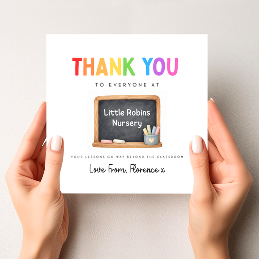 Nursery Thank You Card