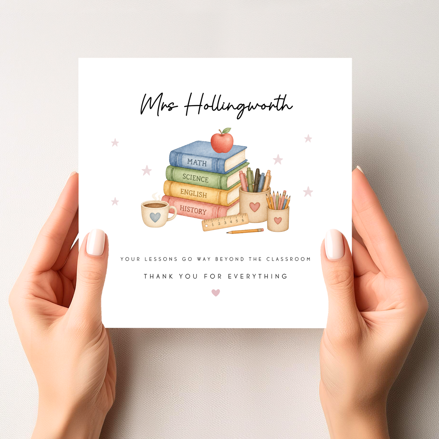 Teacher Thank You Card