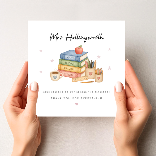 Teacher Thank You Card