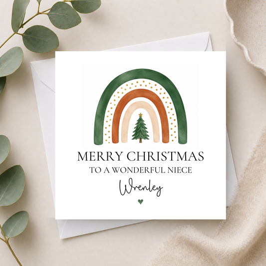 Christmas Card For A Wonderful Niece