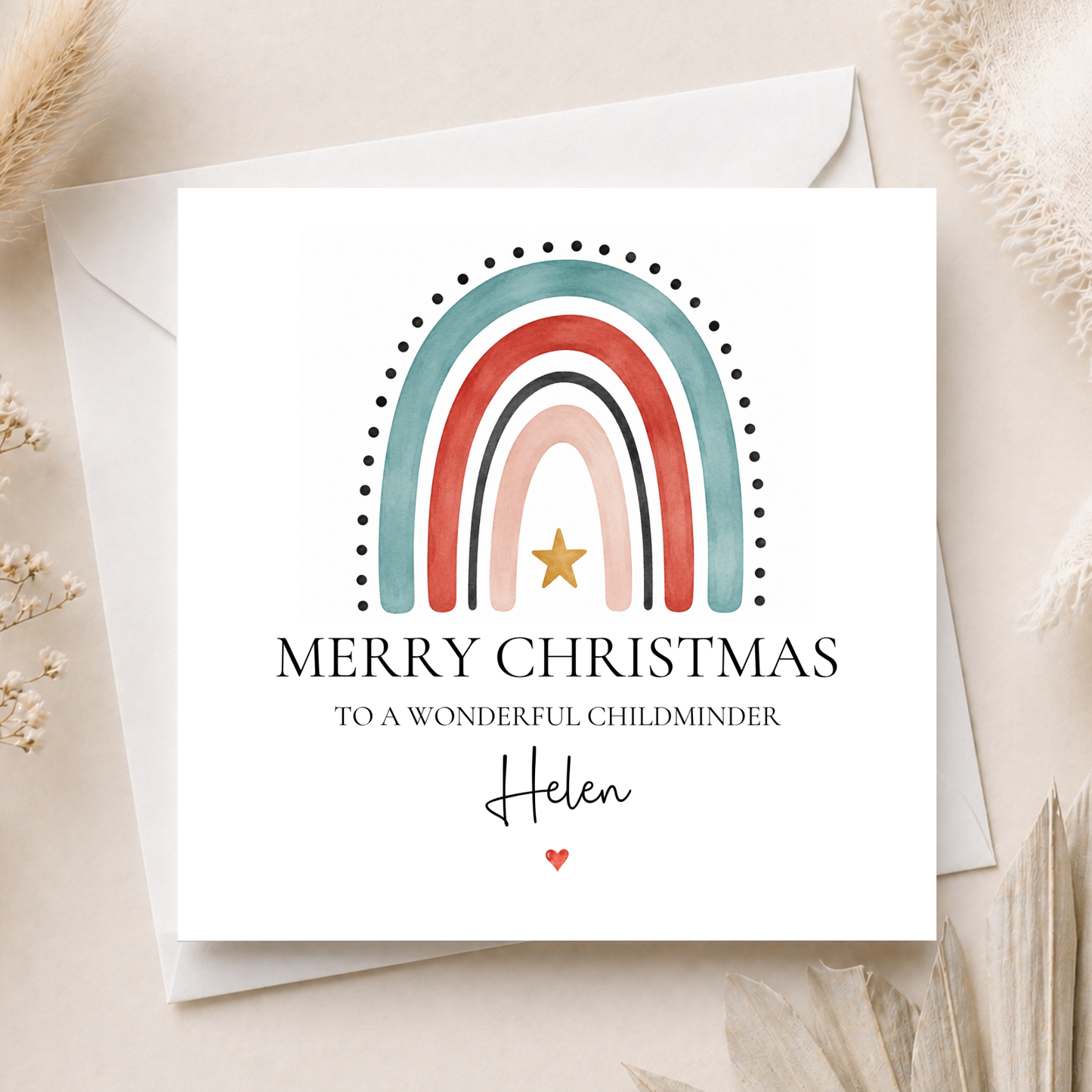 Christmas Card For A Childminder