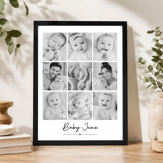 Baby Photo Keepsake Print