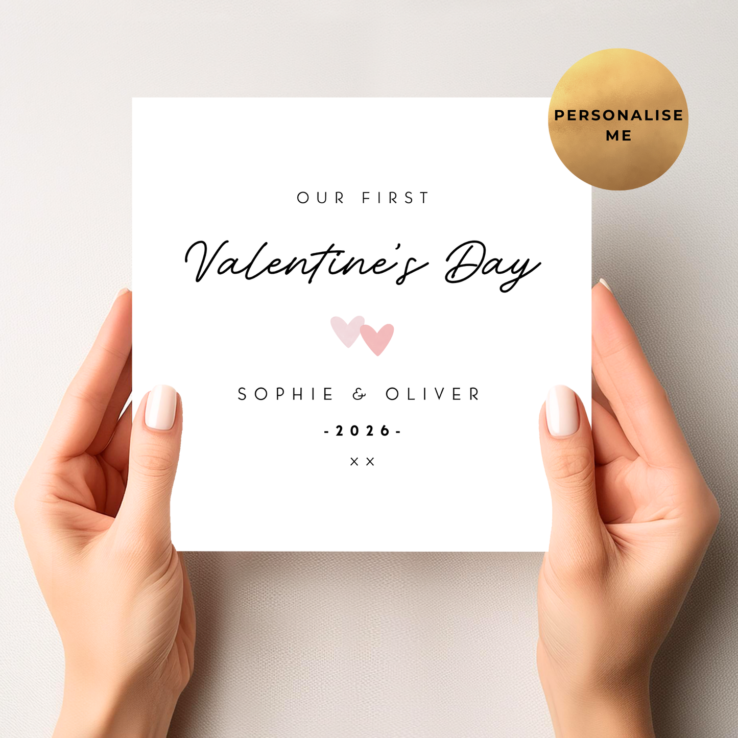 First Valentine's Day Card