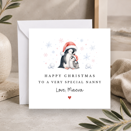 Christmas Card For Nanny