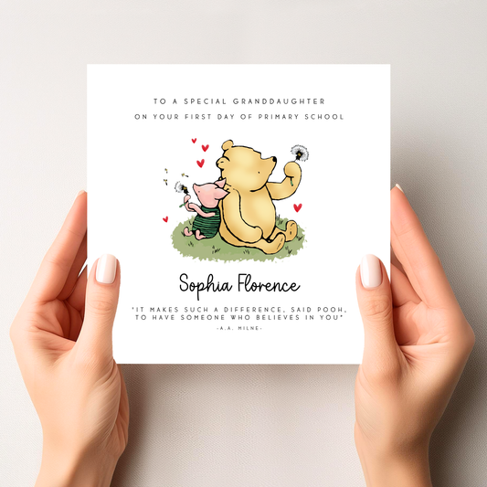 First Day Of School Card