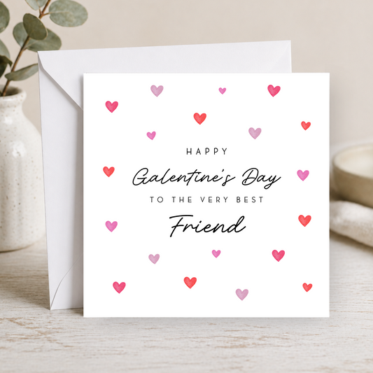 Love Hearts Galentine's Day Card