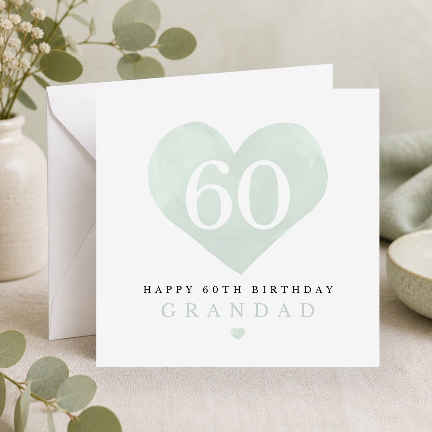 60th Birthday Card