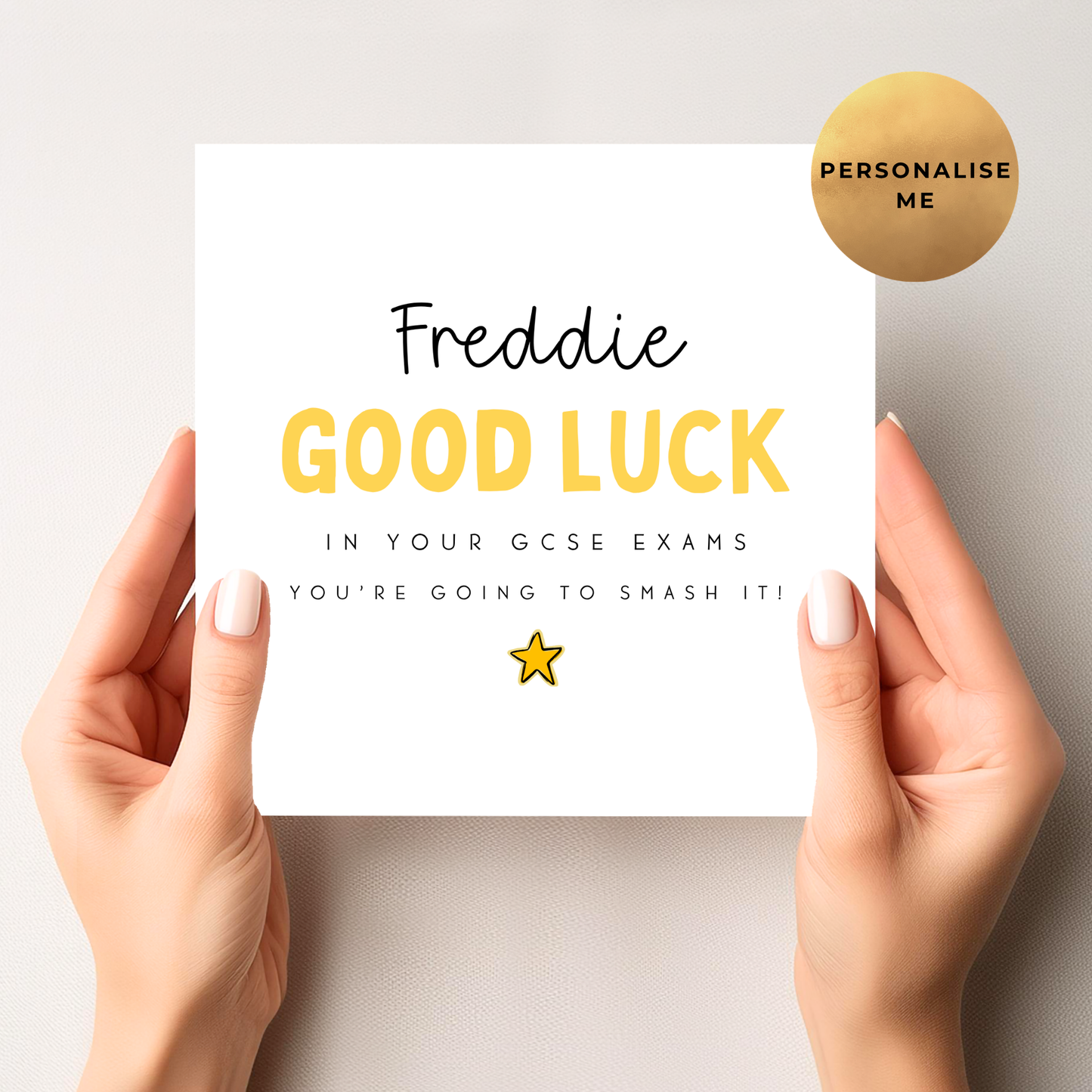 Good Luck On Your GCSE Exams Card