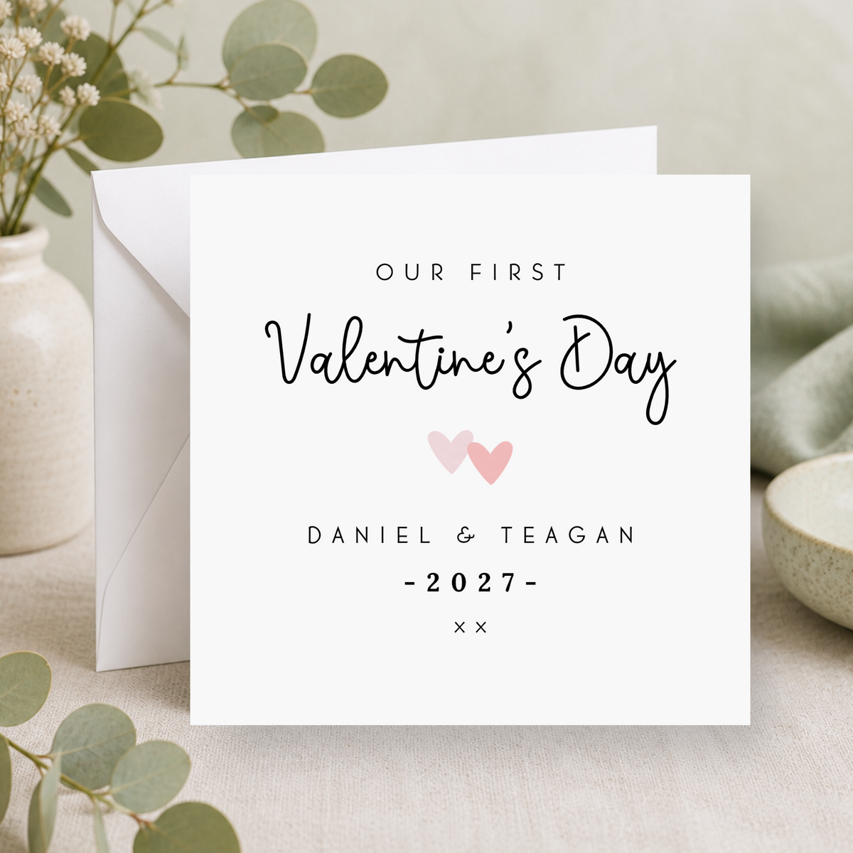 First Valentine's Day Card
