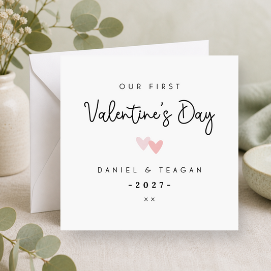 First Valentine's Day Card