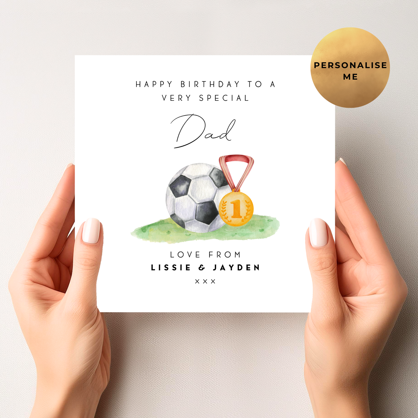 Football Birthday Card