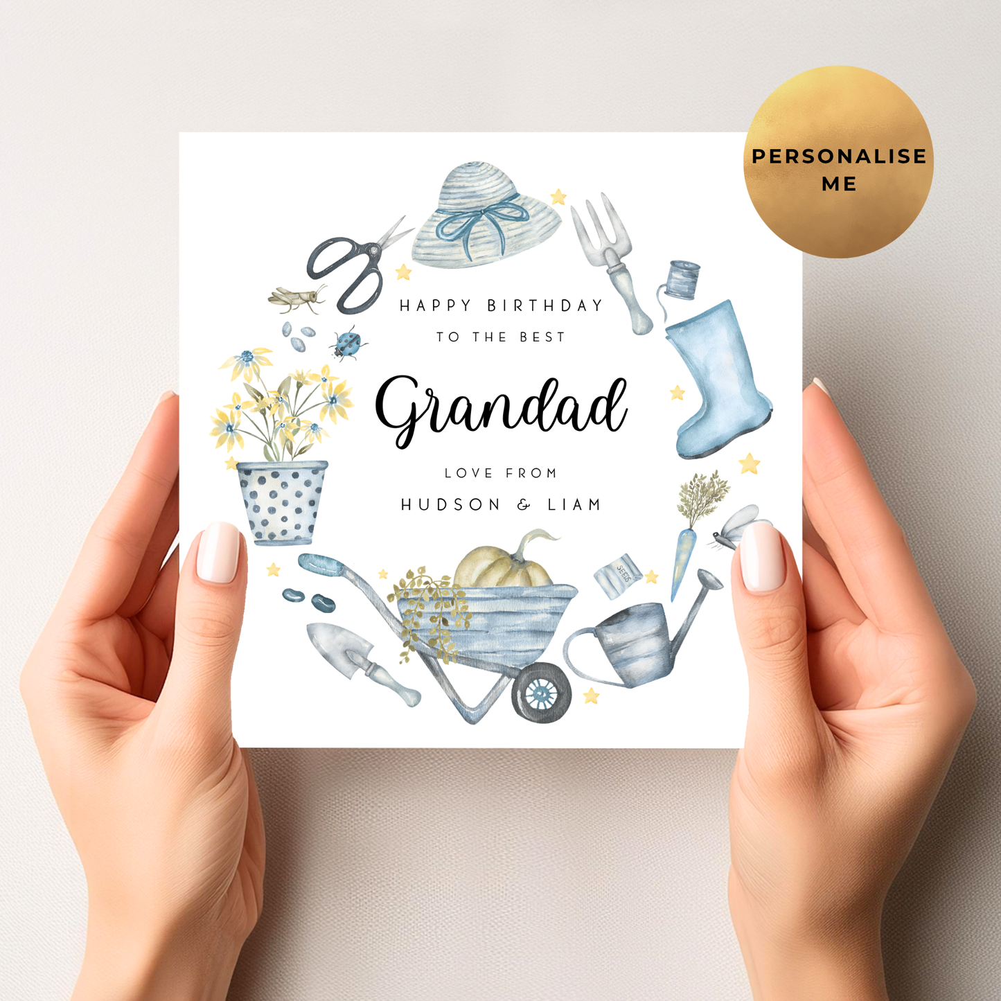 Gardening Birthday Card For Him