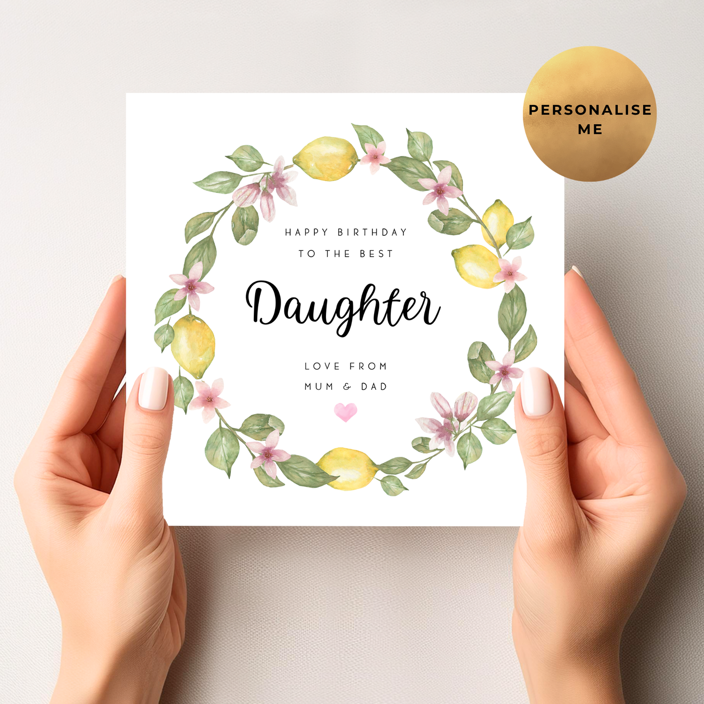 Floral Birthday Card For Her