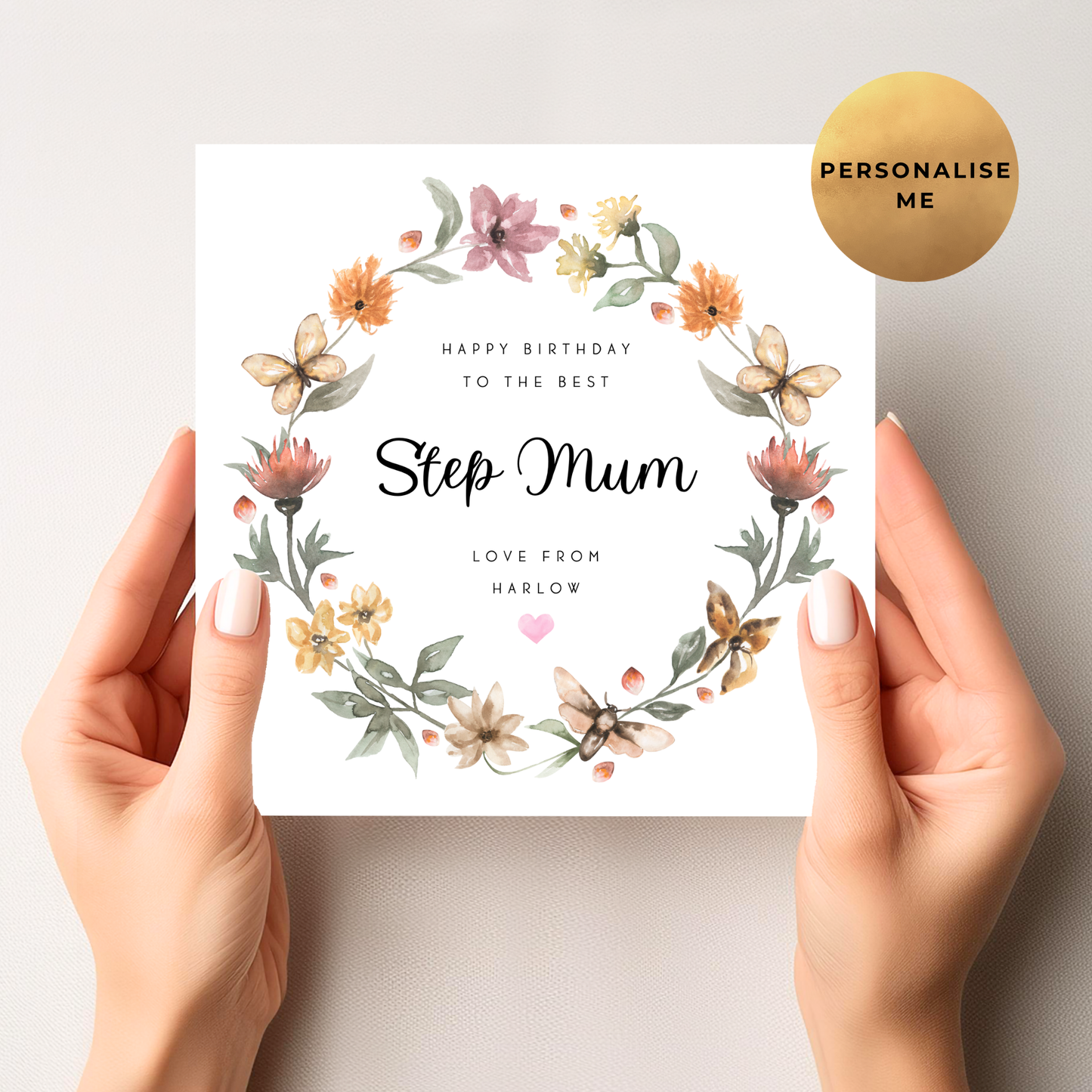 Floral Birthday Card For Her