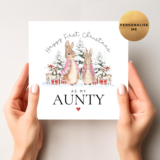 Peter Rabbit First Christmas For An Auntie