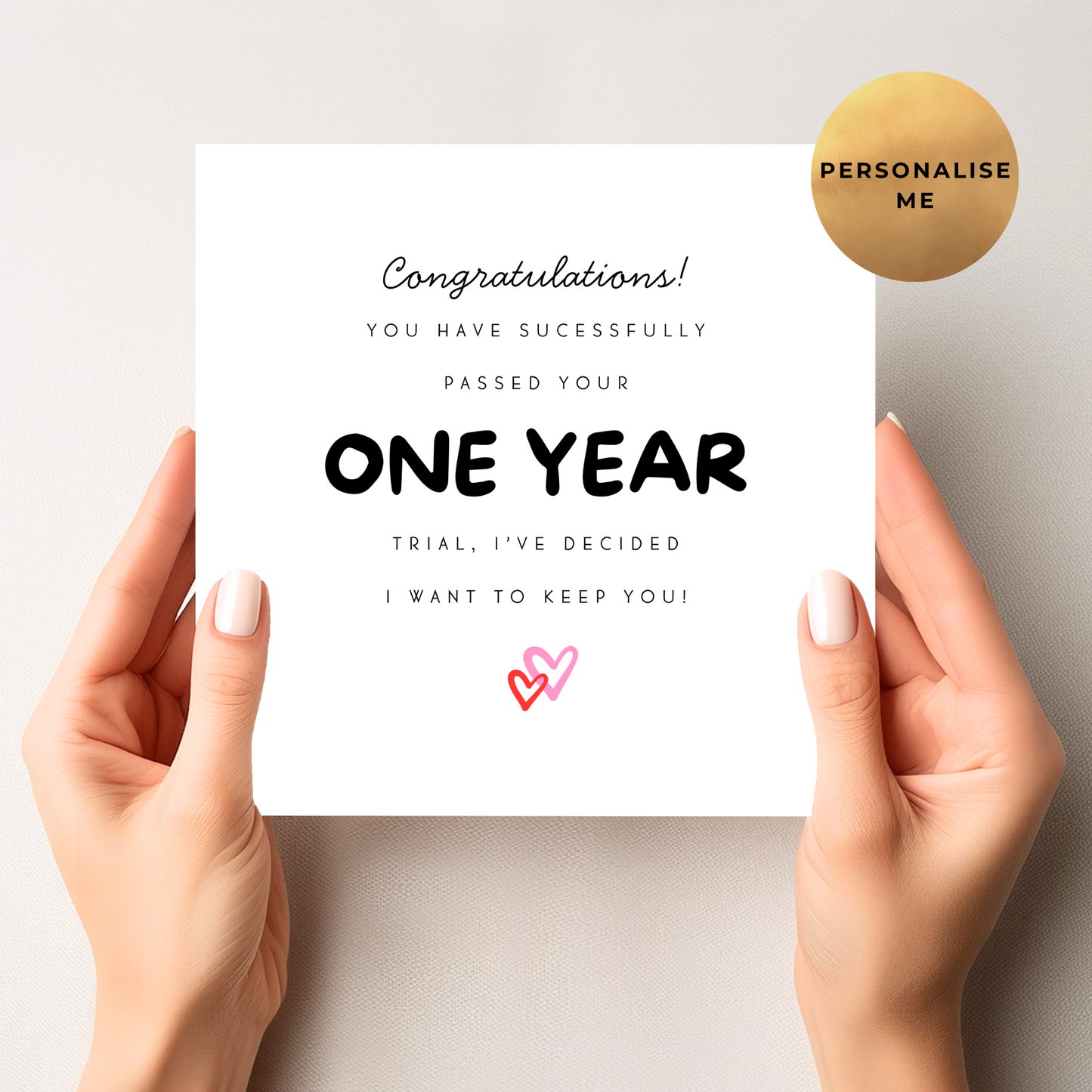 Funny 1st Anniversary Card