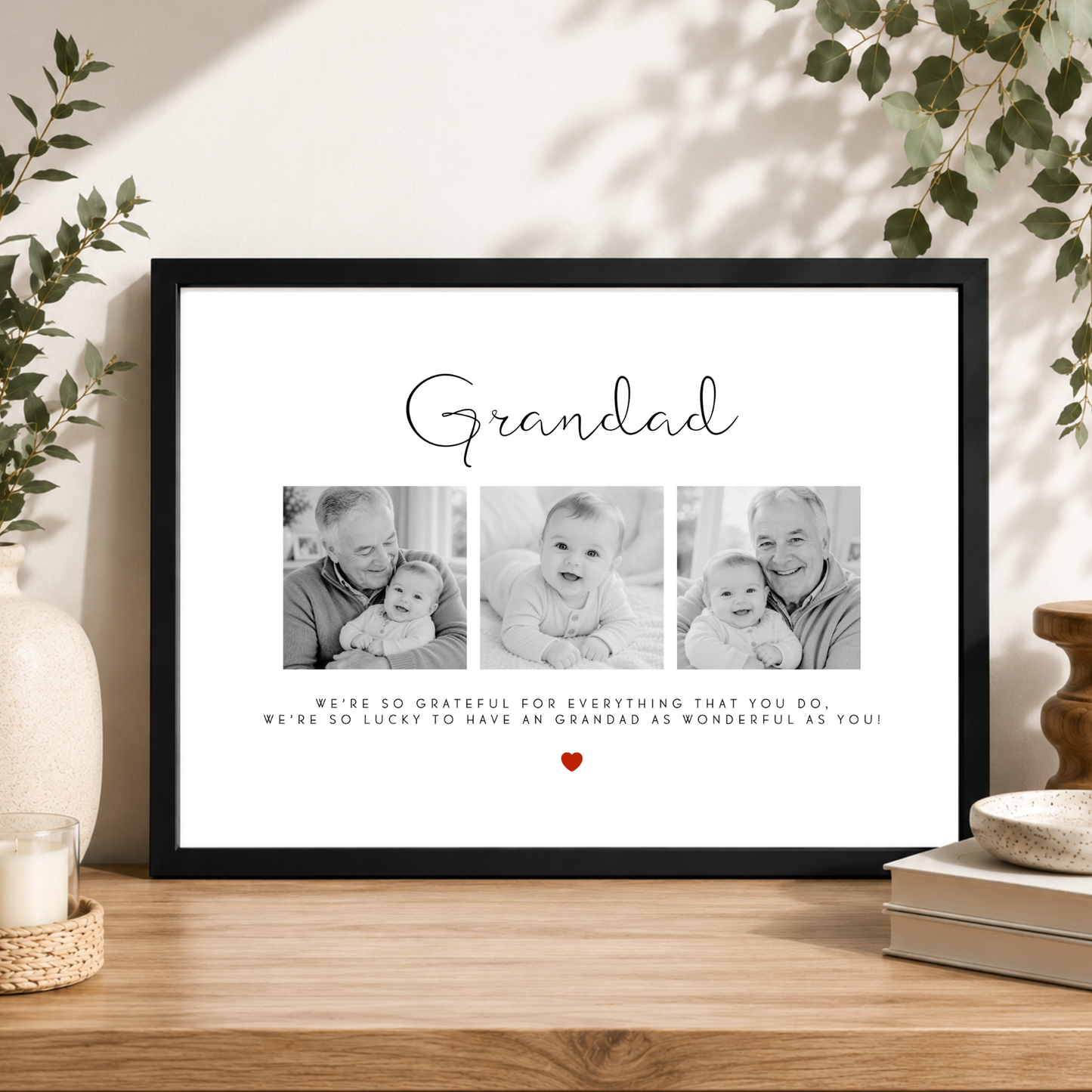 Photo Print For Grandad