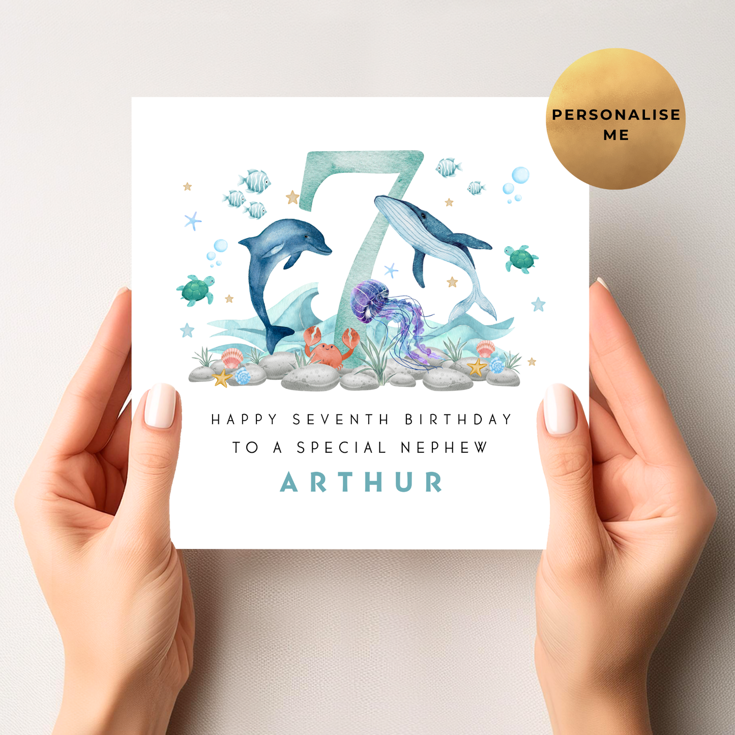 Under The Sea Birthday Card