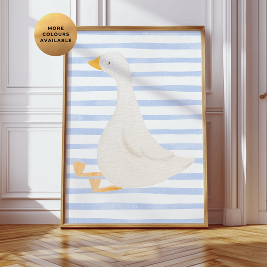 Goose Nursery Print