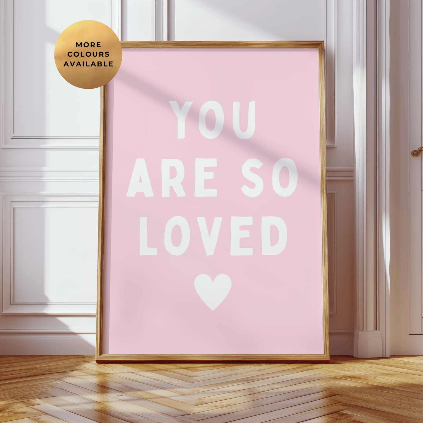 You Are So Loved Nursery Print