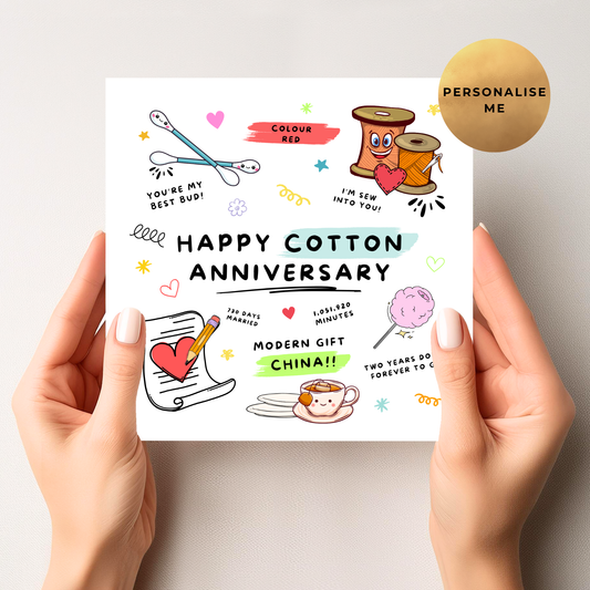 Second Anniversary Card