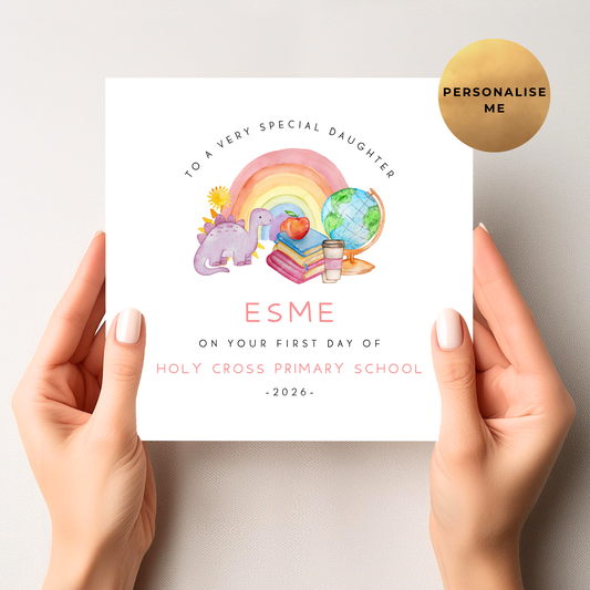 First Day Of School Card