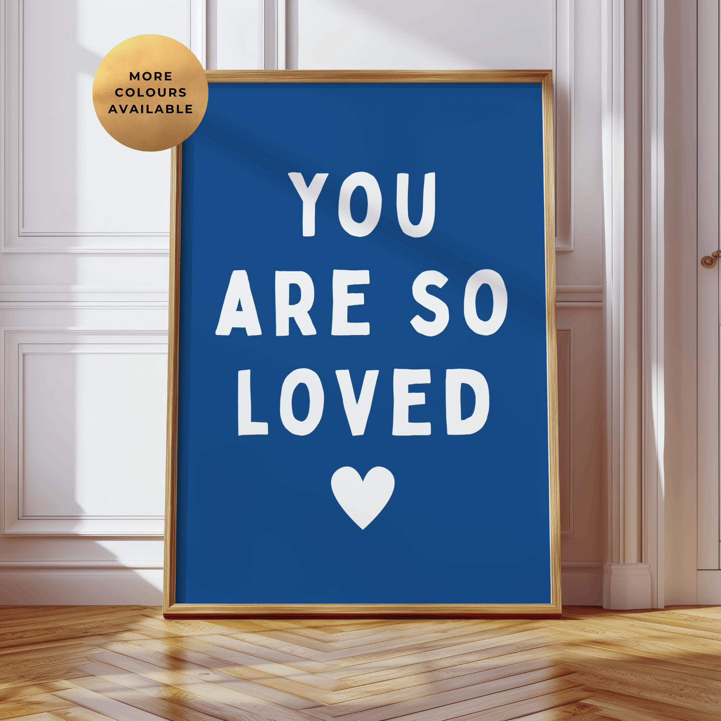You Are So Loved Nursery Print