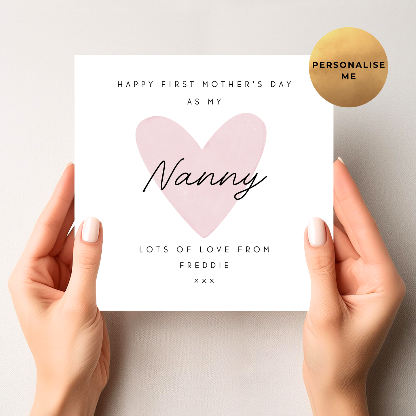 Simple Heart Mother's Day Card